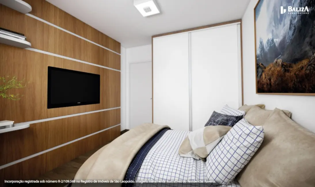 Foto 6 de Apartamento com 2 quartos à venda, 43m2 em Feitoria, Sao Leopoldo - RS