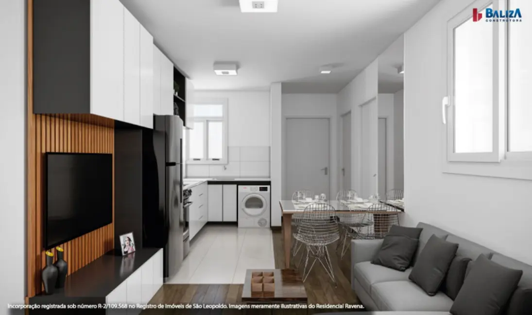 Foto 7 de Apartamento com 2 quartos à venda, 43m2 em Feitoria, Sao Leopoldo - RS