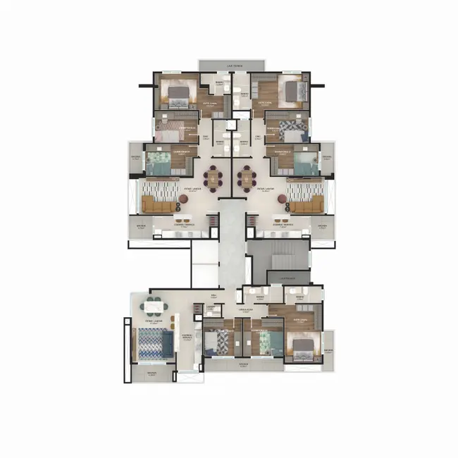 Apartamento com 3 quartos à venda, 99m2 em Centro, Campo Bom - RS - imagem 8 Foto 8 de Apartamento com 3 quartos à venda, 99m2 em Centro, Campo Bom - RS
