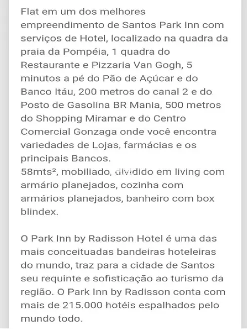 Apartamento com 1 quarto à venda, 25m2 em Pompéia, Santos - SP - imagem 7 Foto 7 de Apartamento com 1 quarto à venda, 25m2 em Pompéia, Santos - SP
