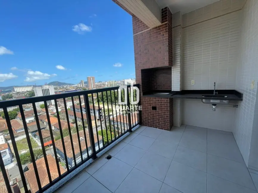 Foto 1 de Apartamento com 3 quartos à venda, 128m2 em Encruzilhada, Santos - SP