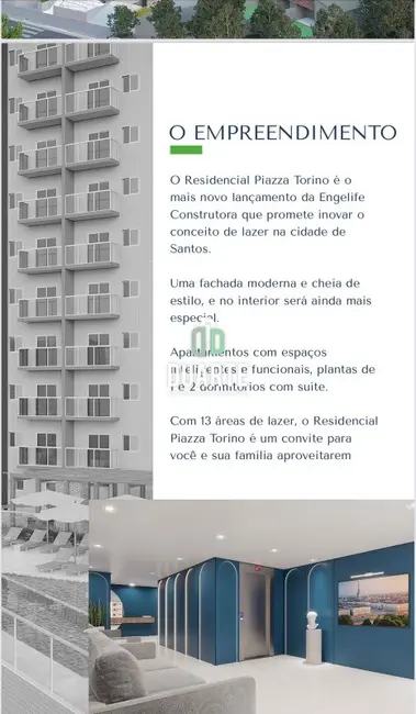 Foto 2 de Apartamento com 2 quartos à venda, 67m2 em Macuco, Santos - SP
