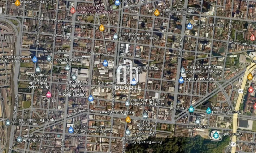 Foto 2 de Terreno / Lote à venda, 1104m2 em Vila Mathias, Santos - SP