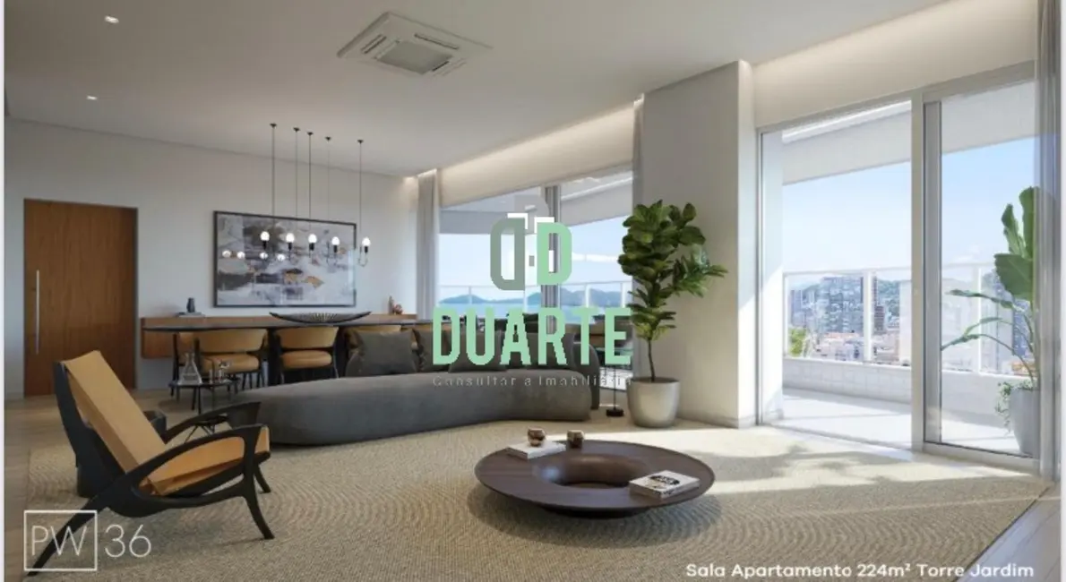 Apartamento com 4 quartos à venda, 316m2 em Gonzaga, Santos - SP - imagem 8 Foto 8 de Apartamento com 4 quartos à venda, 316m2 em Gonzaga, Santos - SP