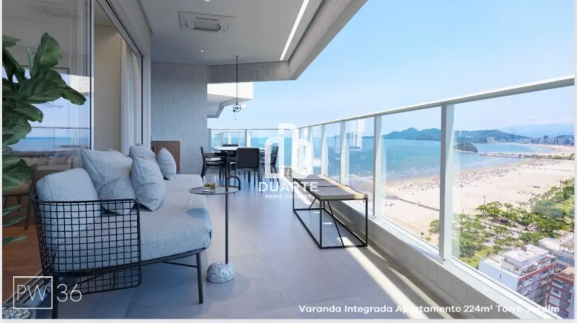 Apartamento com 4 quartos à venda, 434m2 em Gonzaga, Santos - SP - imagem 6 Foto 6 de Apartamento com 4 quartos à venda, 434m2 em Gonzaga, Santos - SP