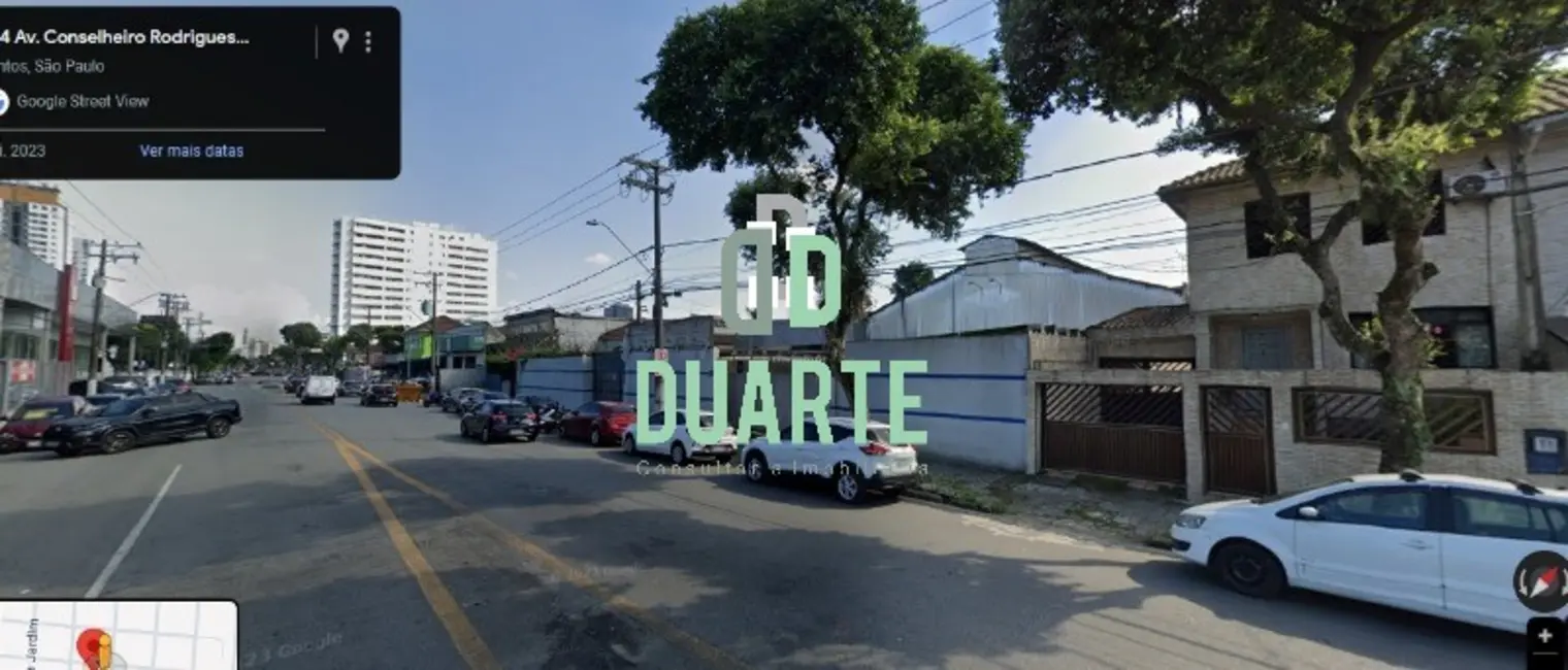 Foto 6 de Terreno / Lote à venda, 500m2 em Vila Mathias, Santos - SP