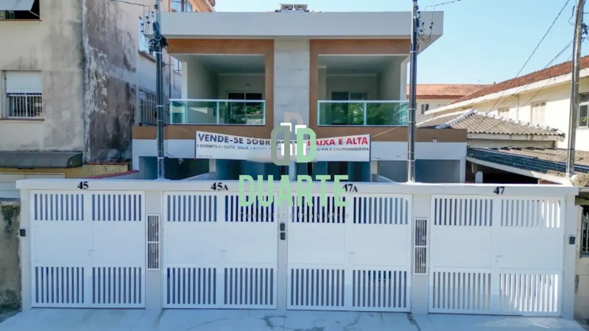 Foto 3 de Casa com 3 quartos à venda, 115m2 em Marapé, Santos - SP