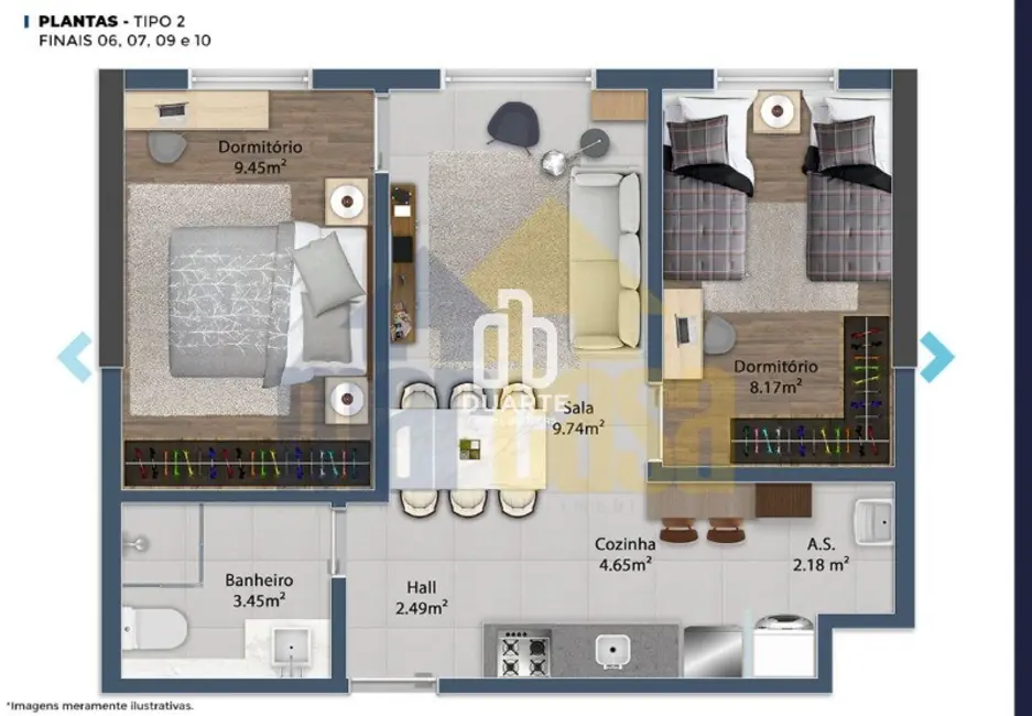 Apartamento com 2 quartos à venda, 47m2 em Catiapoa, Sao Vicente - SP - imagem 8 Foto 8 de Apartamento com 2 quartos à venda, 47m2 em Catiapoa, Sao Vicente - SP