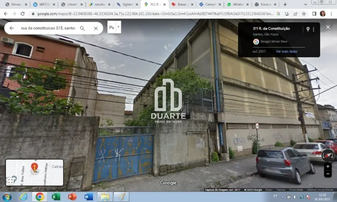 Foto 3 de Terreno / Lote à venda, 1654m2 em Paquetá, Santos - SP