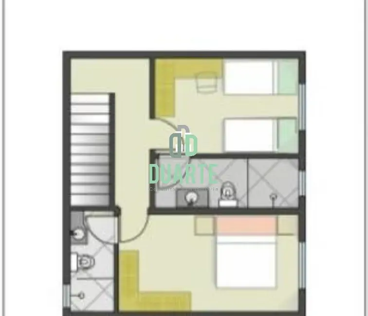 Foto 5 de Casa com 2 quartos à venda, 114m2 em Santa Maria, Santos - SP