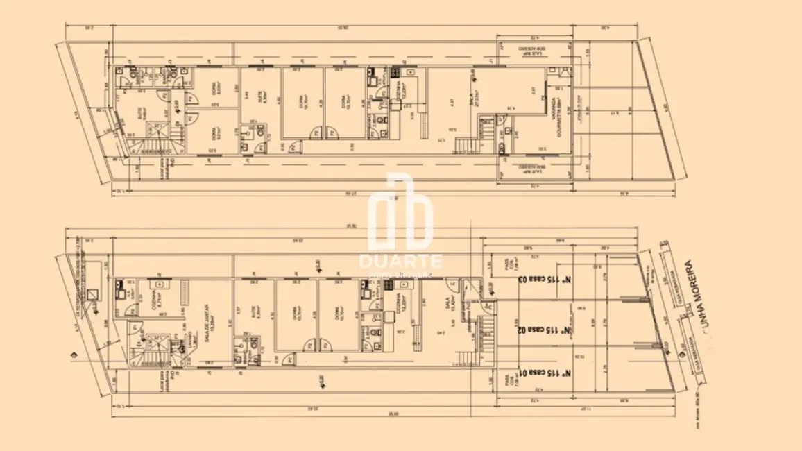Foto 3 de Casa com 3 quartos à venda, 97m2 em Encruzilhada, Santos - SP