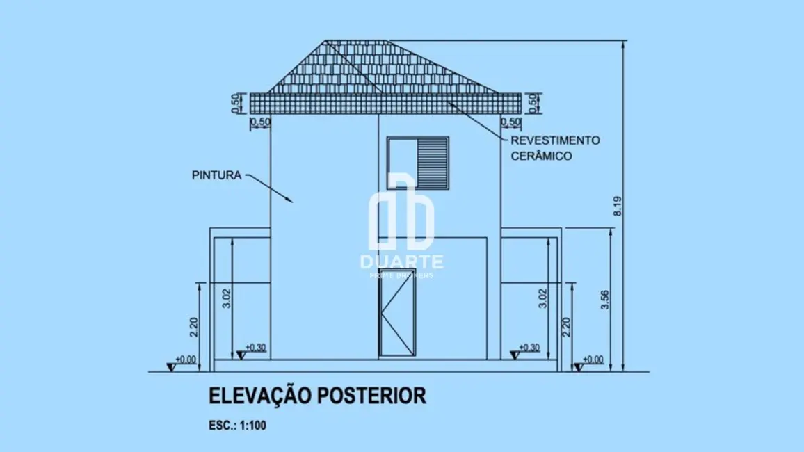 Foto 3 de Casa com 3 quartos à venda, 121m2 em Encruzilhada, Santos - SP