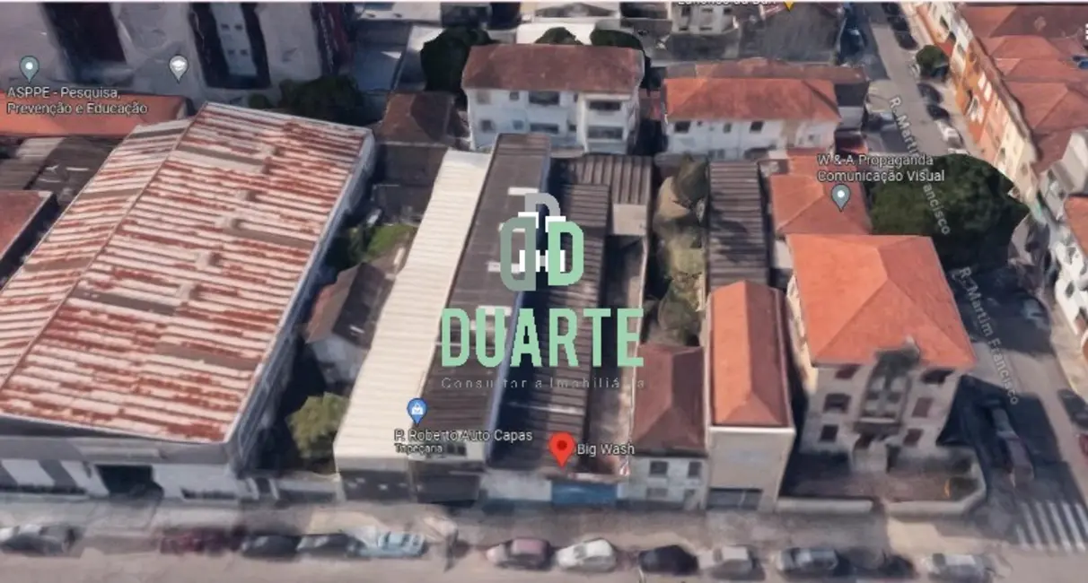 Foto 3 de Terreno / Lote à venda, 200m2 em Vila Mathias, Santos - SP