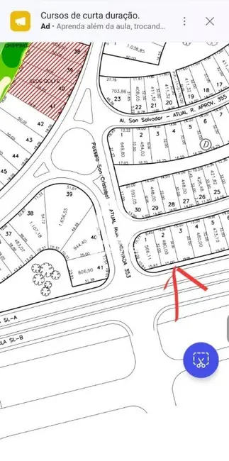 Foto 3 de Terreno / Lote à venda, 480m2 em Bertioga - SP