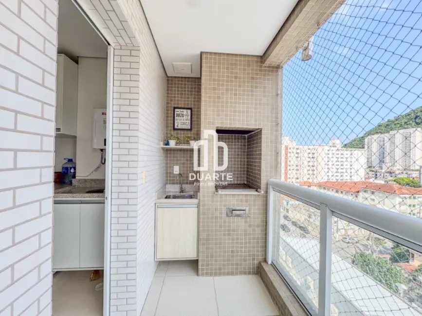 Foto 1 de Apartamento com 2 quartos à venda, 85m2 em Marapé, Santos - SP