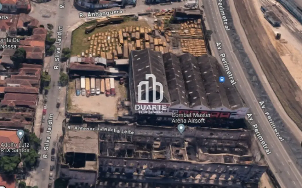 Foto 4 de Terreno / Lote à venda, 4500m2 em Vila Mathias, Santos - SP