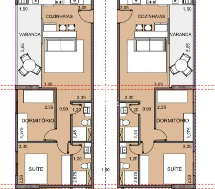 Foto 1 de Apartamento com 2 quartos à venda, 65m2 em Estuário, Santos - SP