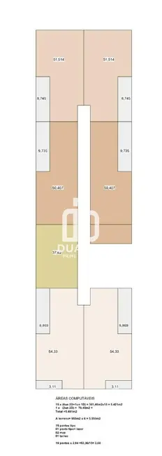 Foto 5 de Apartamento com 1 quarto à venda, 40m2 em Estuário, Santos - SP