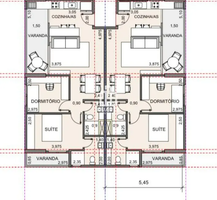 Foto 1 de Apartamento com 2 quartos à venda, 71m2 em Estuário, Santos - SP