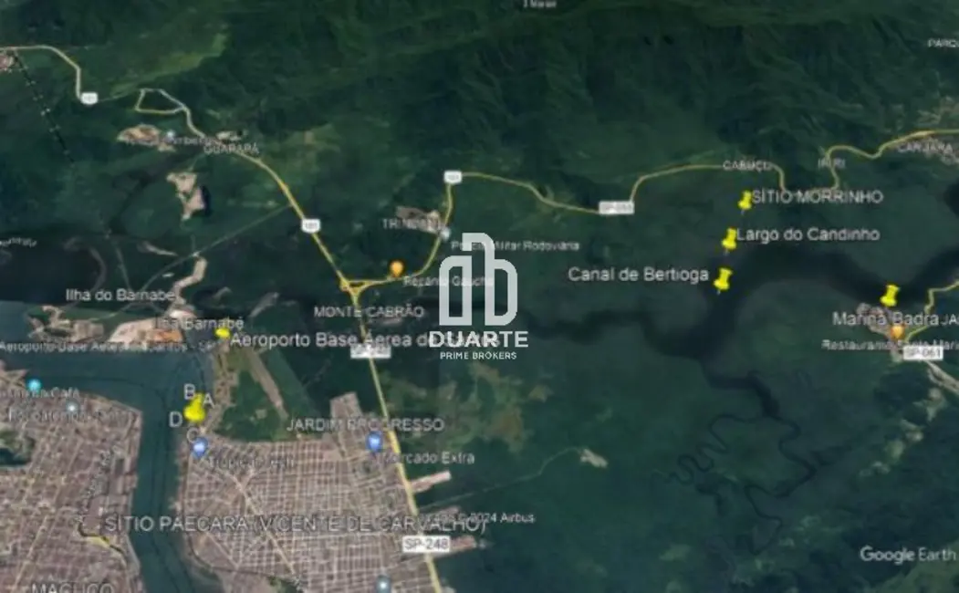 Foto 1 de Terreno / Lote à venda, 12228m2 em Santos - SP
