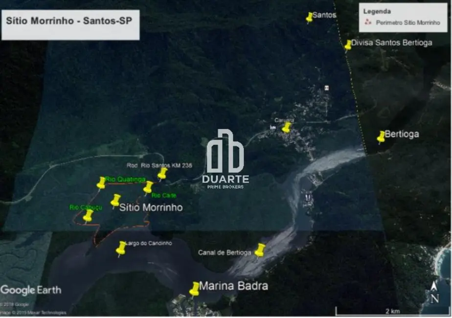 Foto 3 de Terreno / Lote à venda, 12228m2 em Santos - SP