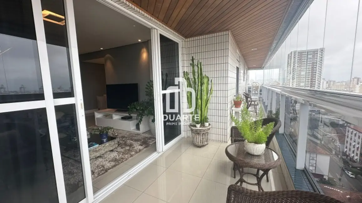 Foto 3 de Apartamento com 3 quartos à venda, 180m2 em Aparecida, Santos - SP