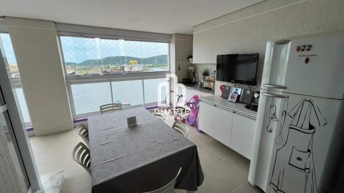 Foto 6 de Apartamento com 3 quartos à venda, 190m2 em Ponta da Praia, Santos - SP