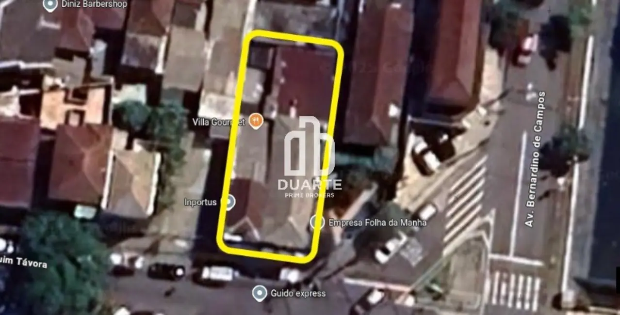 Foto 1 de Terreno / Lote à venda, 237m2 em Marapé, Santos - SP
