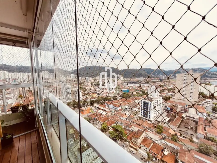 Foto 2 de Apartamento com 3 quartos para alugar, 88m2 em Campo Grande, Santos - SP