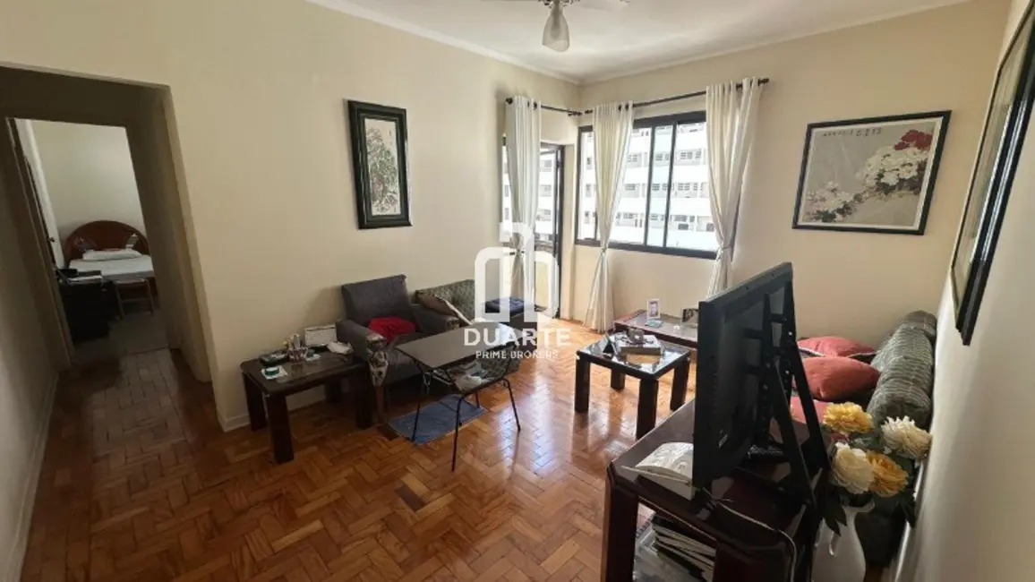 Foto 1 de Apartamento com 1 quarto à venda, 52m2 em Gonzaga, Santos - SP