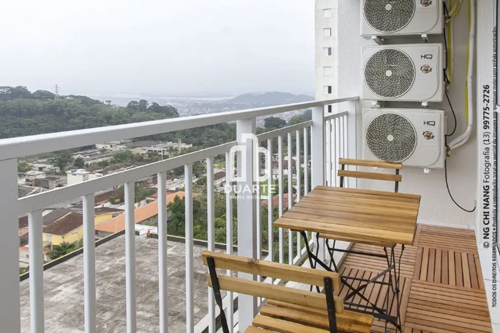 Foto 3 de Apartamento com 2 quartos à venda, 54m2 em Morro Nova Cintra, Santos - SP