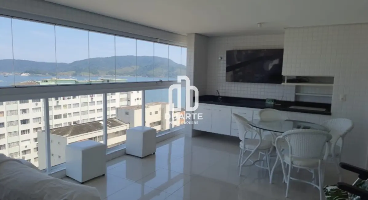 Foto 1 de Apartamento com 3 quartos para alugar, 135m2 em Embaré, Santos - SP
