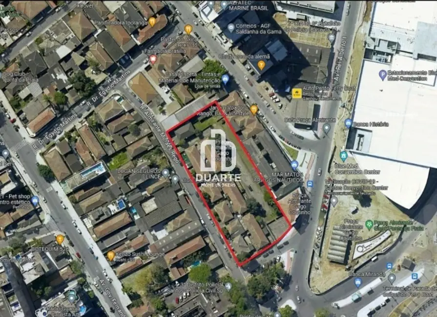 Terreno / Lote para alugar, 4565m2 em Ponta da Praia, Santos - SP - imagem 1 Foto 1 de Terreno / Lote para alugar, 4565m2 em Ponta da Praia, Santos - SP
