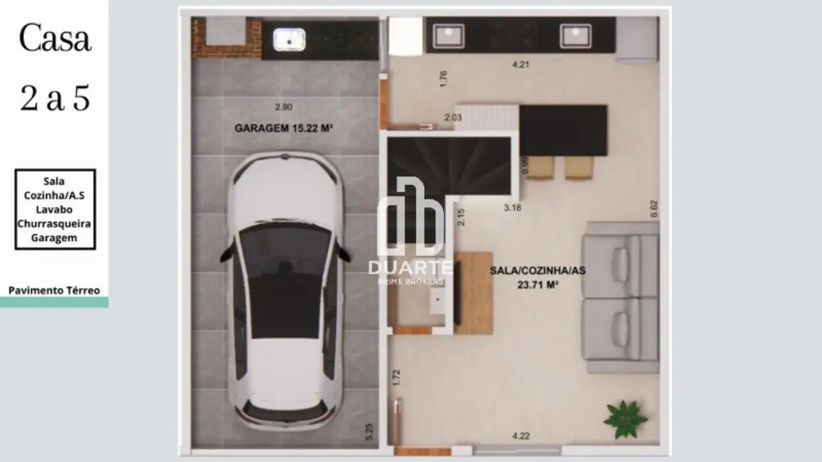 Foto 1 de Casa de Condomínio com 2 quartos à venda, 89m2 em Vila Belmiro, Santos - SP