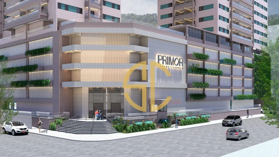 Foto 3 de Apartamento com 3 quartos à venda, 109m2 em Canto do Forte, Praia Grande - SP