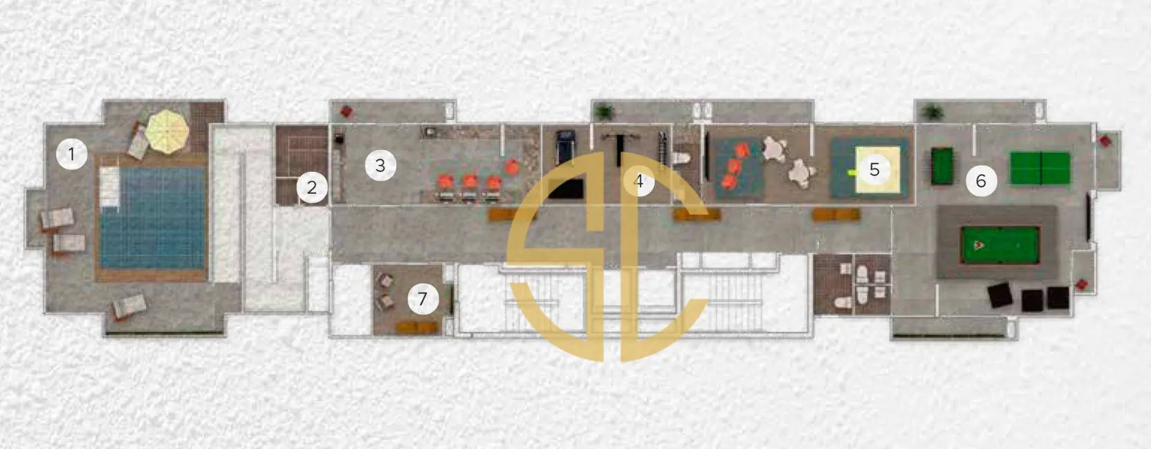 Foto 8 de Apartamento com 1 quarto à venda, 40m2 em Boqueirão, Praia Grande - SP