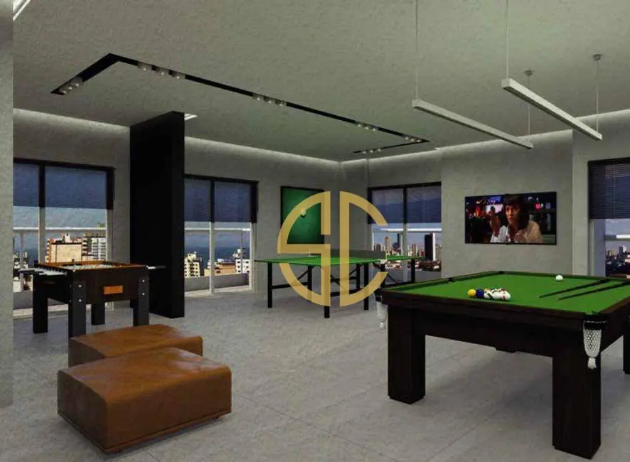 Foto 4 de Apartamento com 1 quarto à venda, 37m2 em Boqueirão, Praia Grande - SP