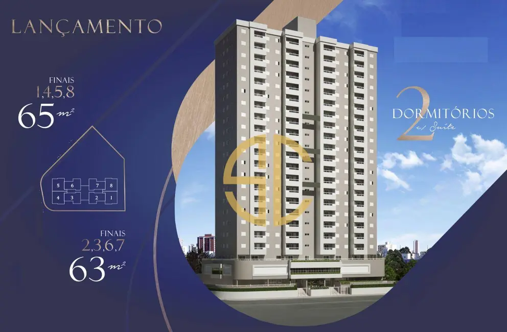 Foto 2 de Apartamento com 2 quartos à venda, 63m2 em Praia Grande - SP