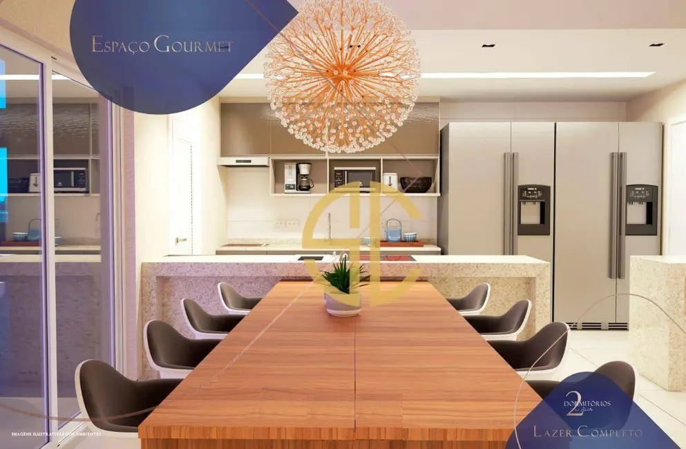 Foto 9 de Apartamento com 2 quartos à venda, 63m2 em Praia Grande - SP