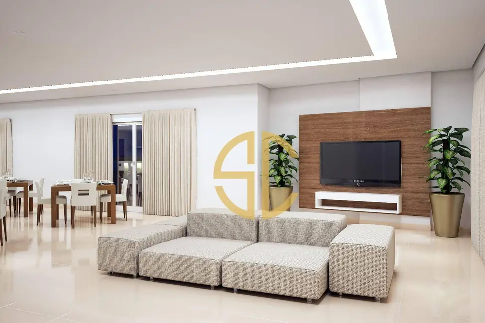Foto 1 de Apartamento com 2 quartos à venda, 79m2 em Aviação, Praia Grande - SP