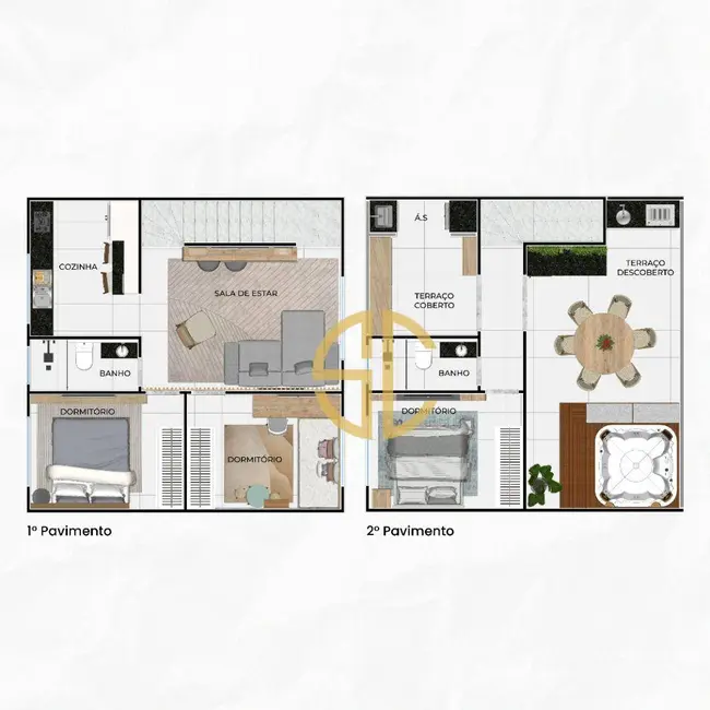 Casa de Condomínio com 3 quartos à venda, 82m2 em Praia Grande - SP - imagem 8 Foto 8 de Casa de Condomínio com 3 quartos à venda, 82m2 em Praia Grande - SP