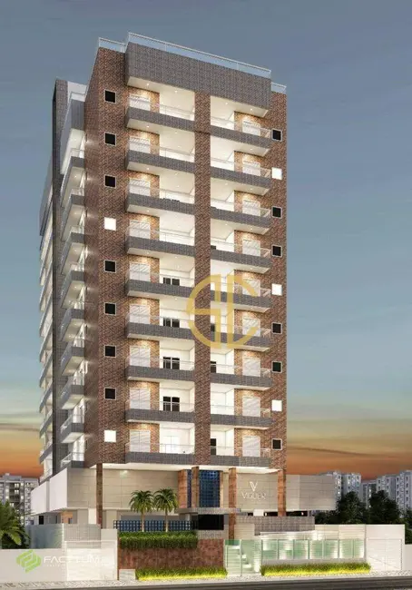 Foto 2 de Apartamento com 1 quarto à venda, 45m2 em Praia Grande - SP