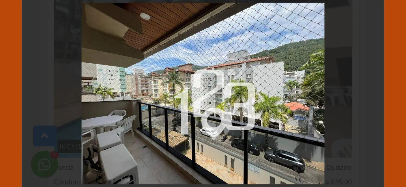 Foto 1 de Apartamento com 3 quartos à venda e para alugar, 106m2 em Ubatuba - SP