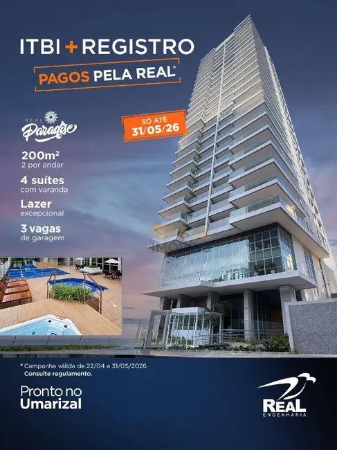 Foto 1 de Apartamento com 4 quartos à venda, 200m2 em Umarizal, Belem - PA