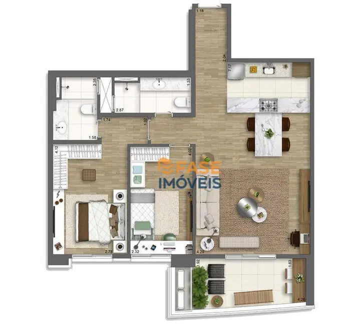 Foto 2 de Apartamento com 2 quartos à venda, 82m2 em Pedreira, Belem - PA