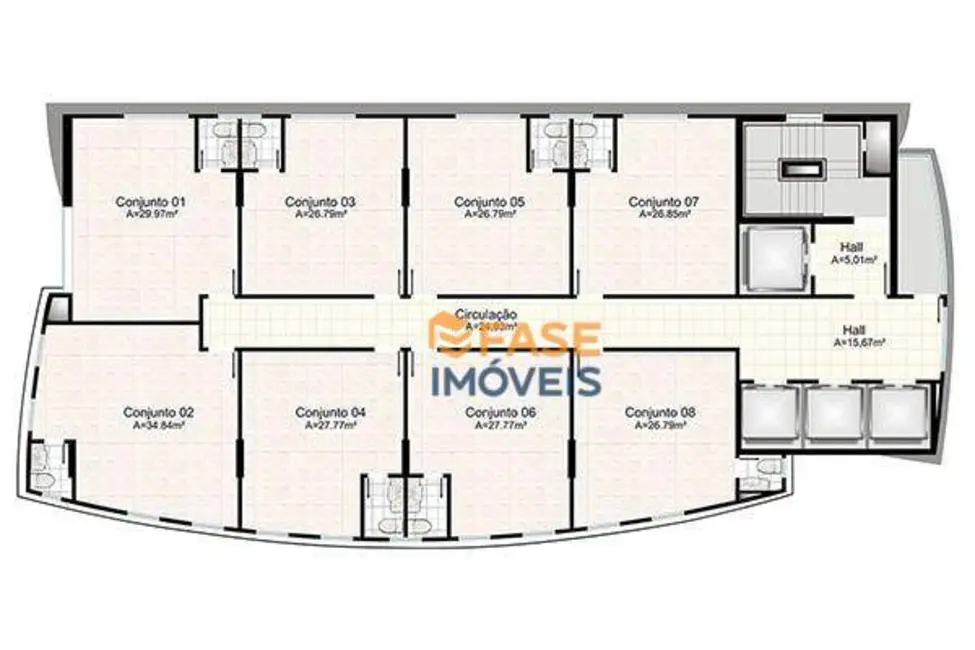 Sala Comercial à venda, 29m2 em Nazaré, Belem - PA - imagem 3 Foto 3 de Sala Comercial à venda, 29m2 em Nazaré, Belem - PA