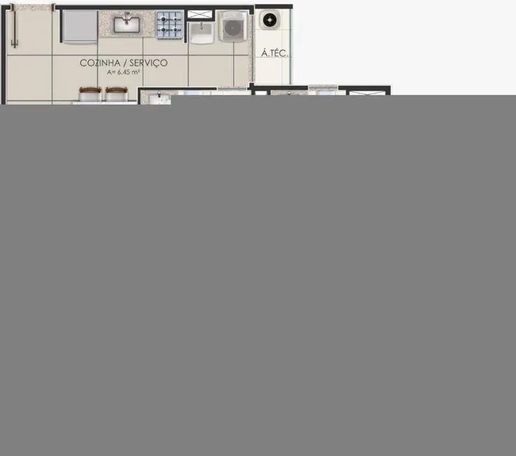 Apartamento com 2 quartos à venda, 50m2 em Guanabara, Ananindeua - PA - imagem 8 Foto 8 de Apartamento com 2 quartos à venda, 50m2 em Guanabara, Ananindeua - PA