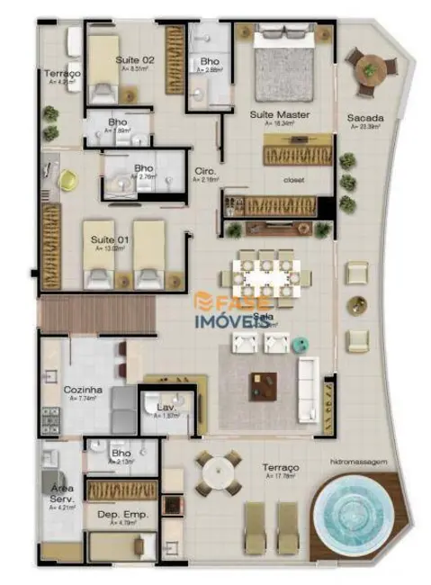 Foto 7 de Apartamento com 3 quartos à venda, 79m2 em Telégrafo Sem Fio, Belem - PA