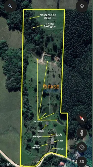 Foto 4 de Sítio / Rancho com 2 quartos à venda em Pedras Grandes - SC