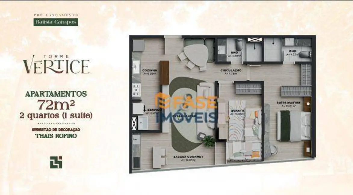 Foto 6 de Apartamento com 2 quartos à venda, 72m2 em Jurunas, Belem - PA